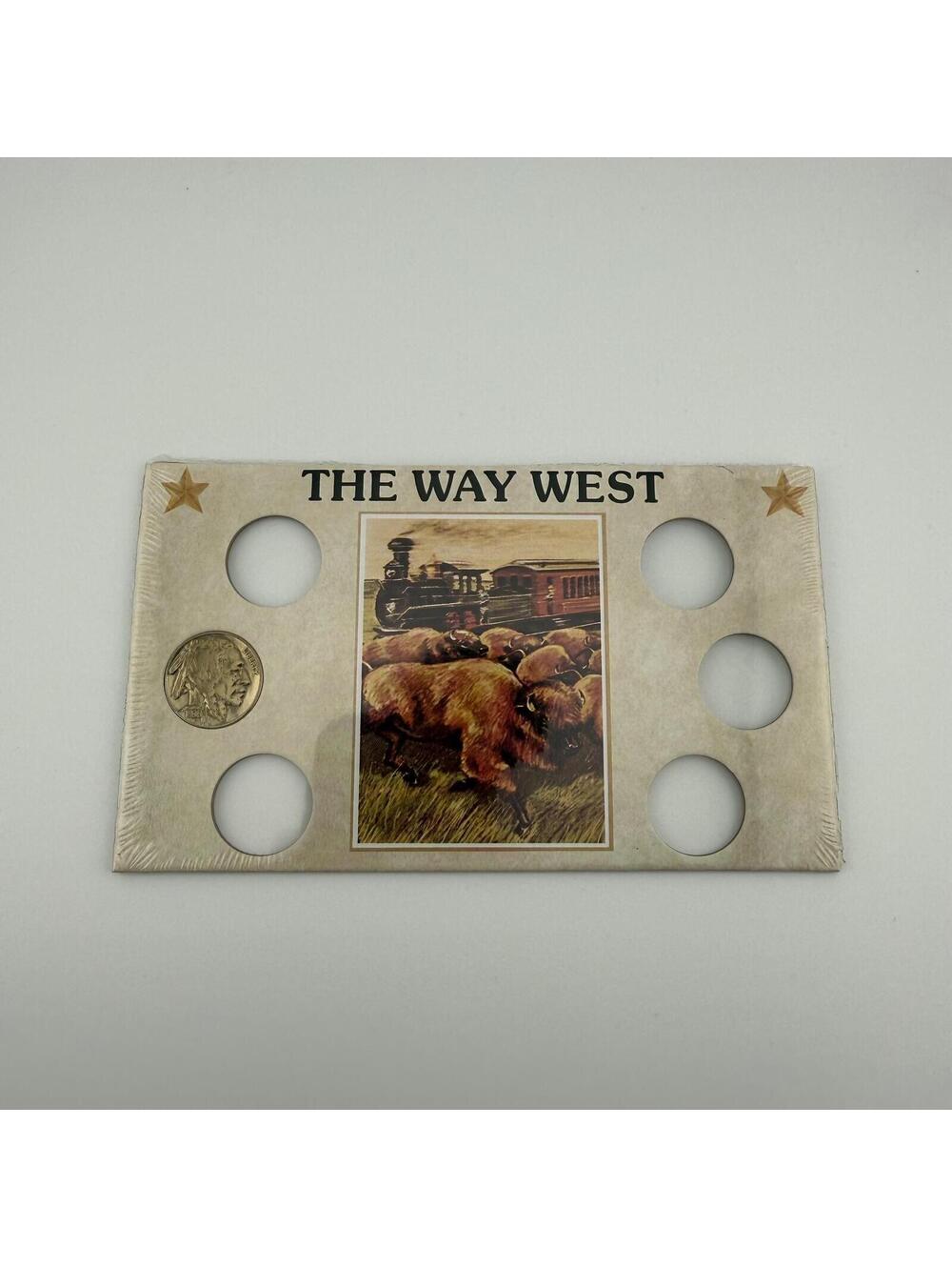 The Way West Buffalo Nickel-1936 (Factory Sealed) Designed by James E. Fraser